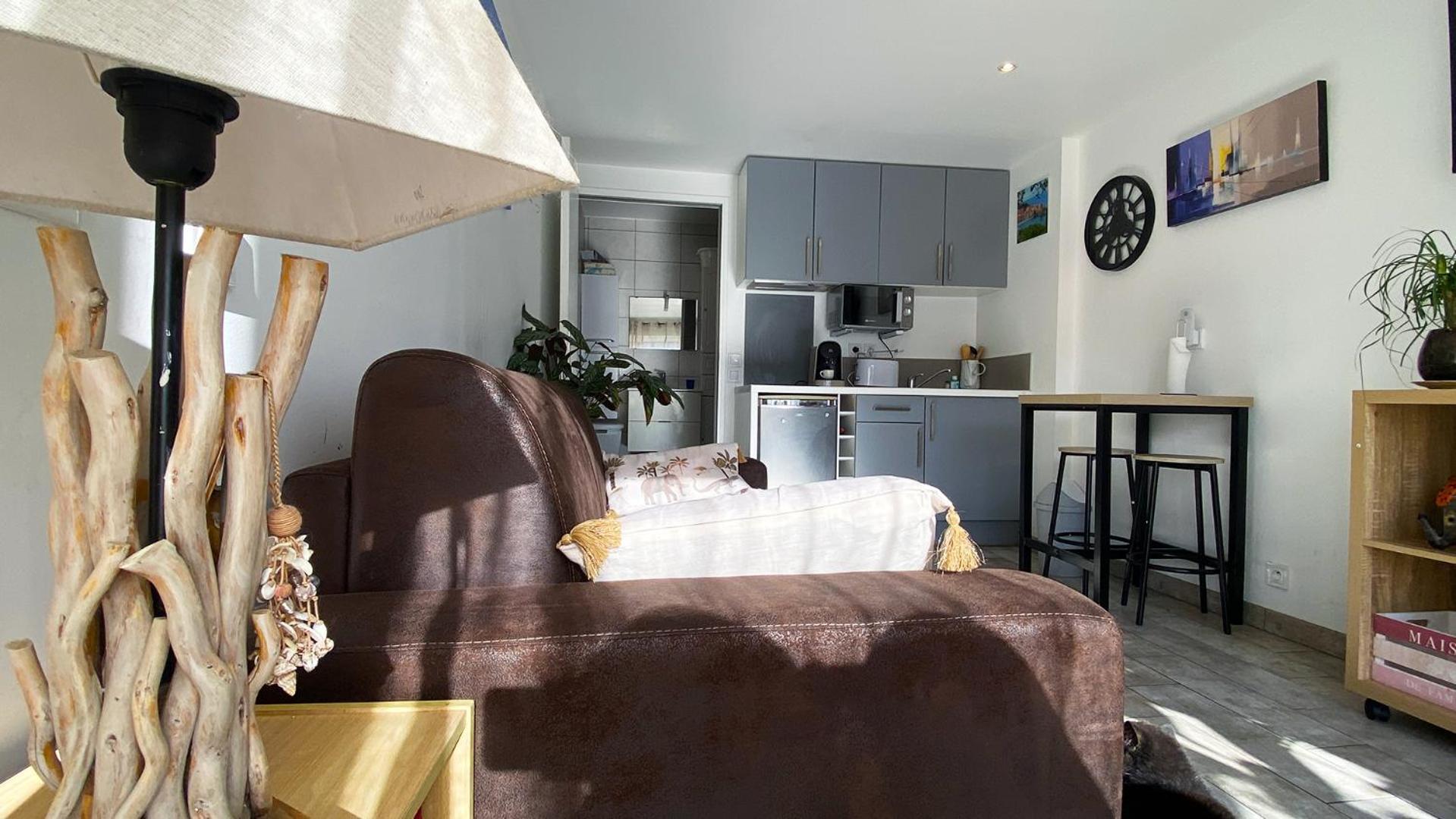 Studio Clair, Climatise Avec Jardin Et Parking Perpignan Exterior foto
